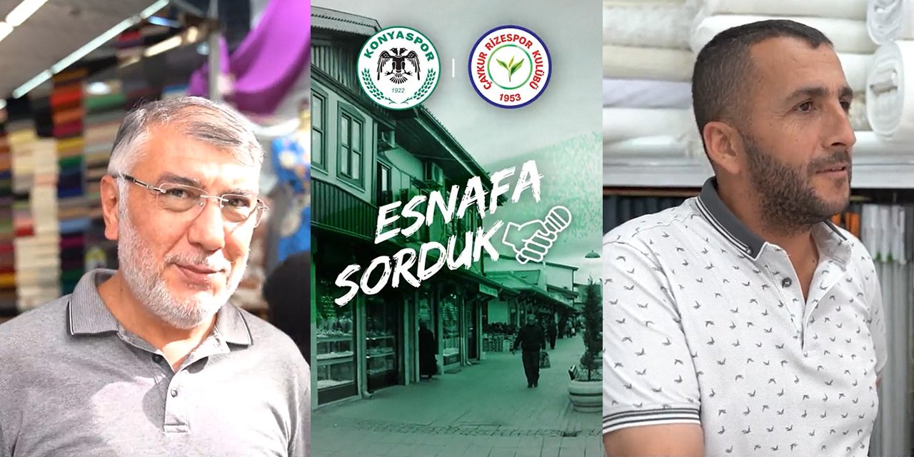 Konya esnafı Rize maçı için skor tahmini yaptı