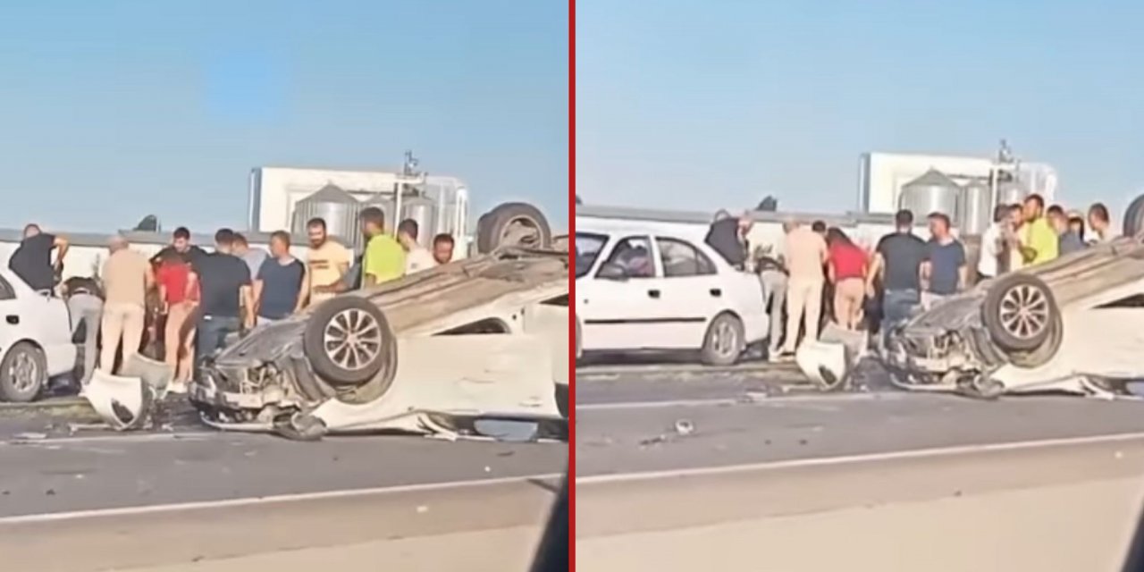 Konya’da otomobil minibüsle çarpıştı! 8 yaralı var