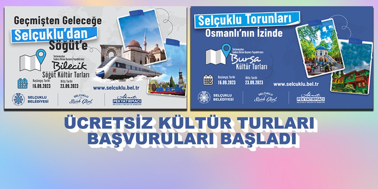 Selçuklu Belediyesi başvuran herkesi Söğüt ve Bursa’ya götürecek