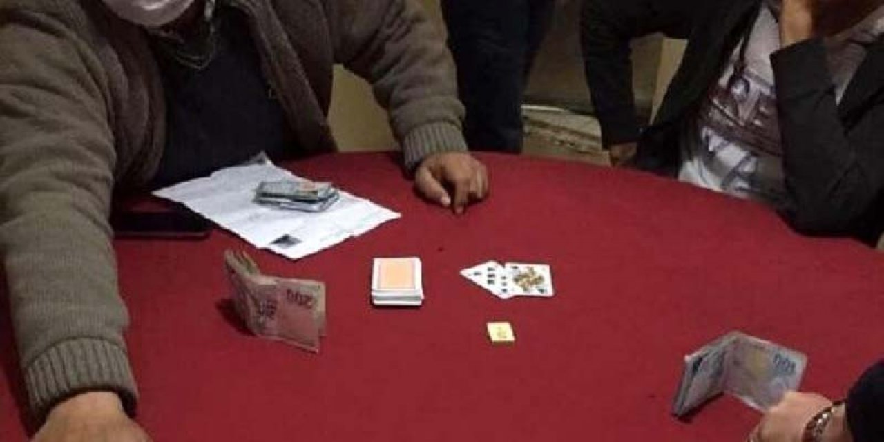 Konya’da kumar baskını! 6 kişiye 40 bin TL ceza