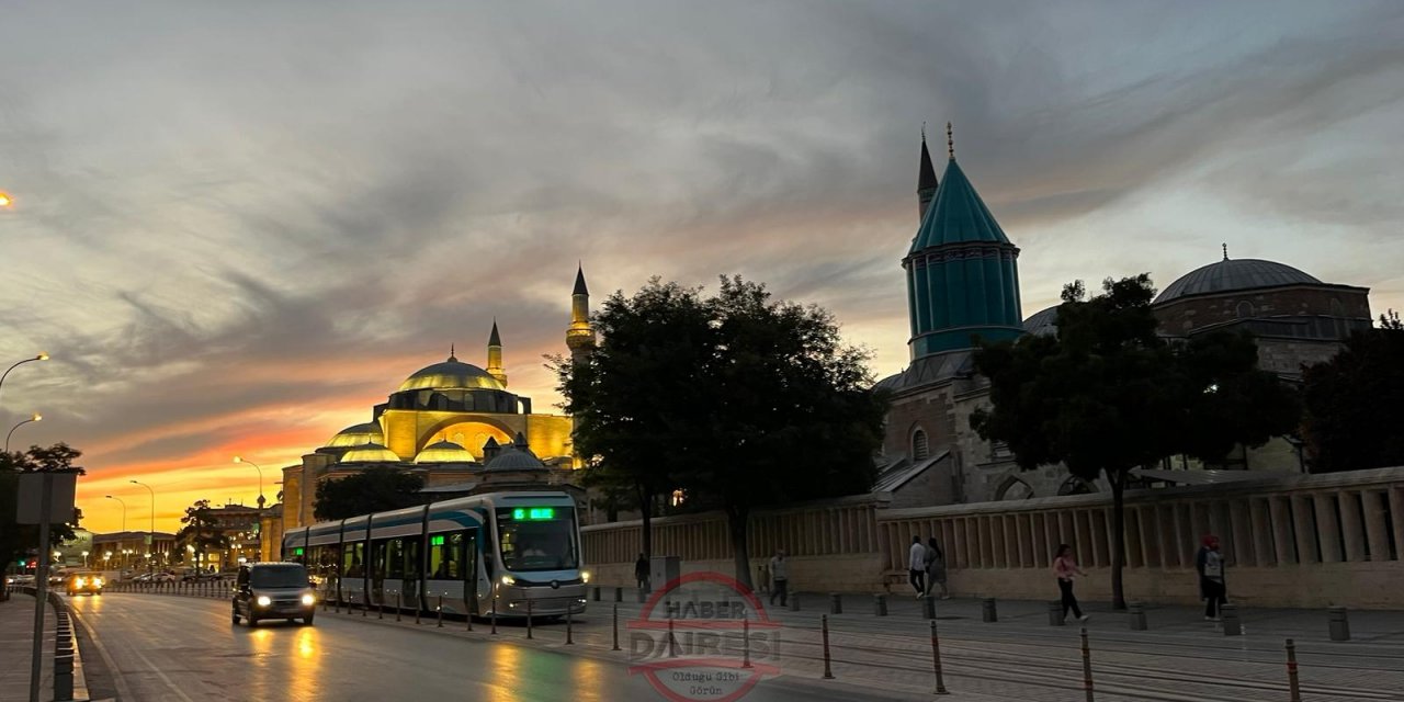 Konya’nın kalbinde günbatımı güzelliği