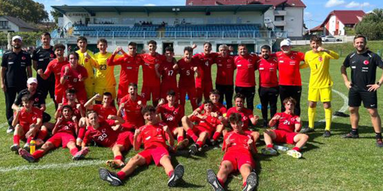 U15 Milli Takımı ilk maçını kazandı, Konyaspor’un gençleri de sahadaydı