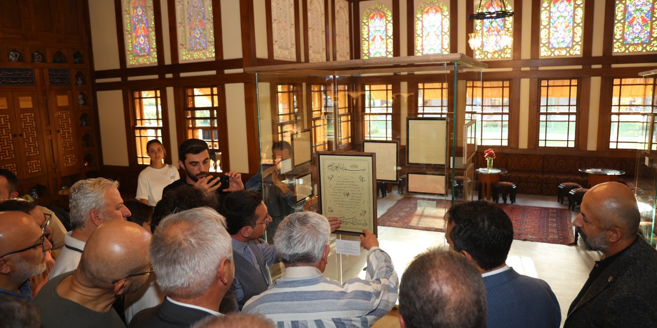 Konya’da Hüsn-i Hat Sergisi ziyaretçilerini ağırlıyor