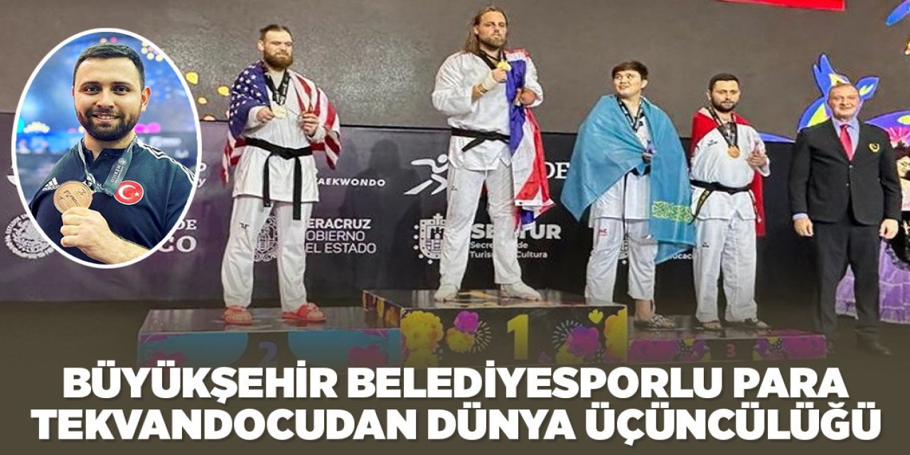 Konyalı milli sporcu Mehmet Sami Saraç dünya üçüncüsü oldu