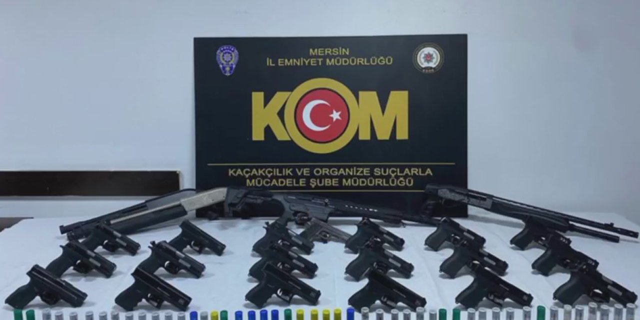 12 ilde kaçakçılık operasyonu yüzlerce silah ele geçirildi