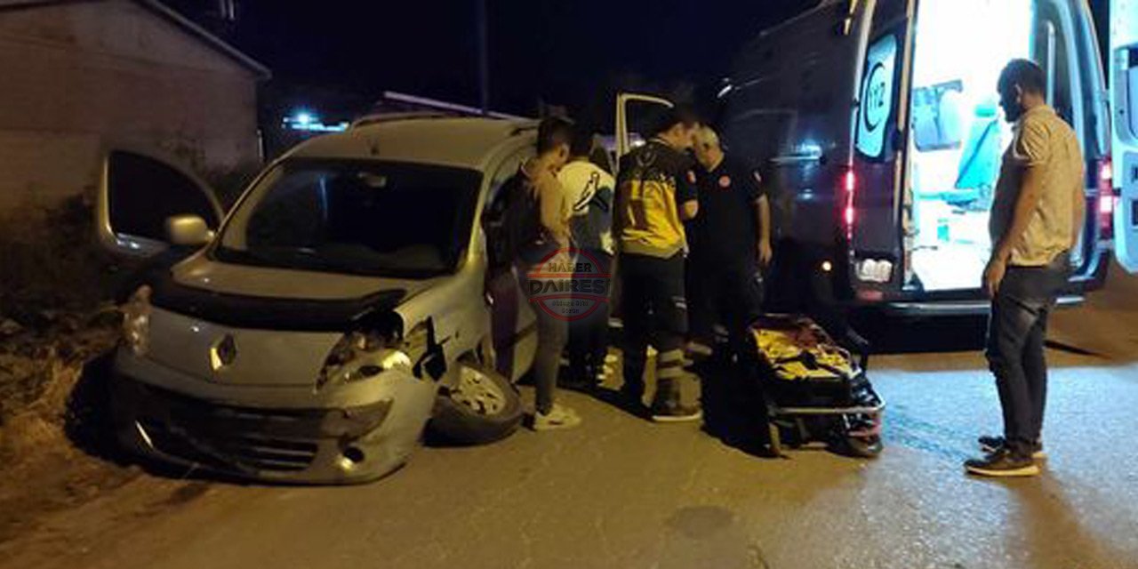 Konya’da minibüs ile hafif ticari araç çarpıştı: 2 yaralı