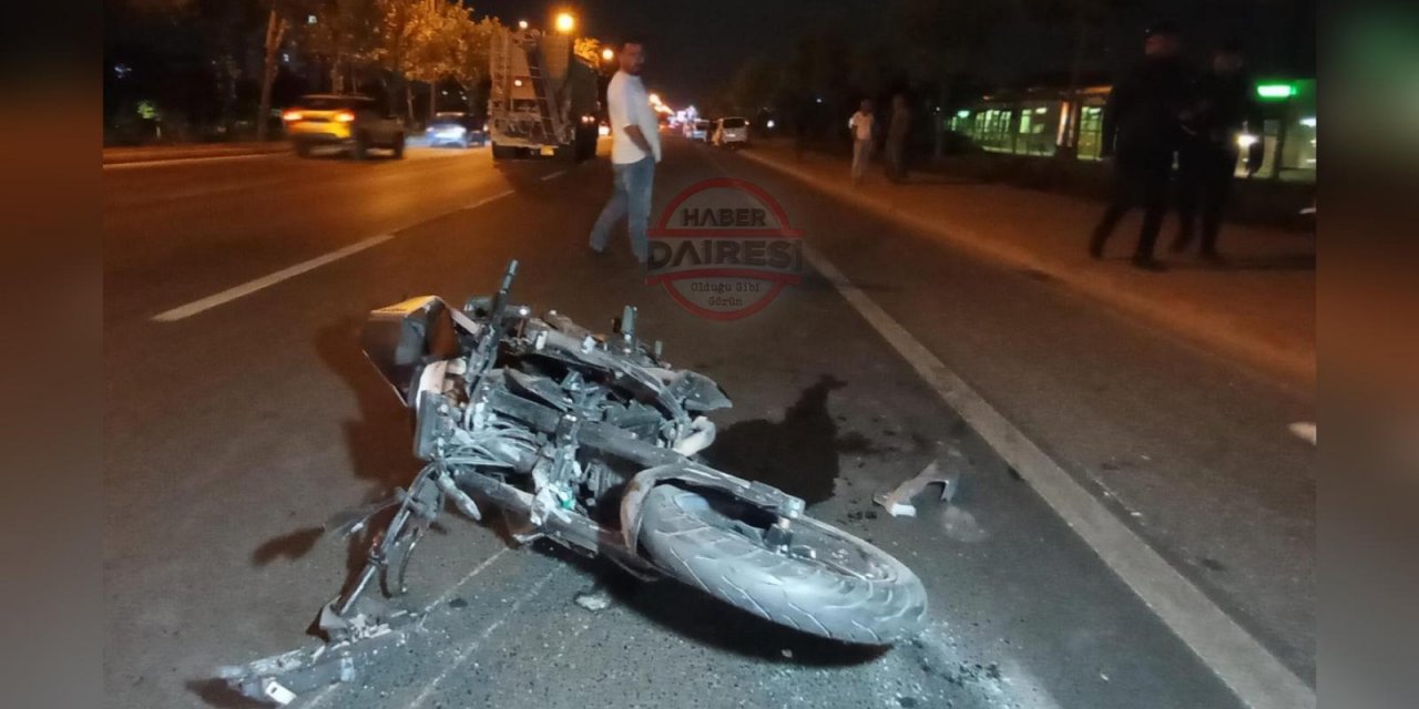 Konya'da motosiklet kazası! Aykan Seyitoğulları hayatını kaybetti