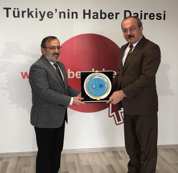 Konya Emniyet Müdürü Mustafa Aydın, Haber Dairesi’nde