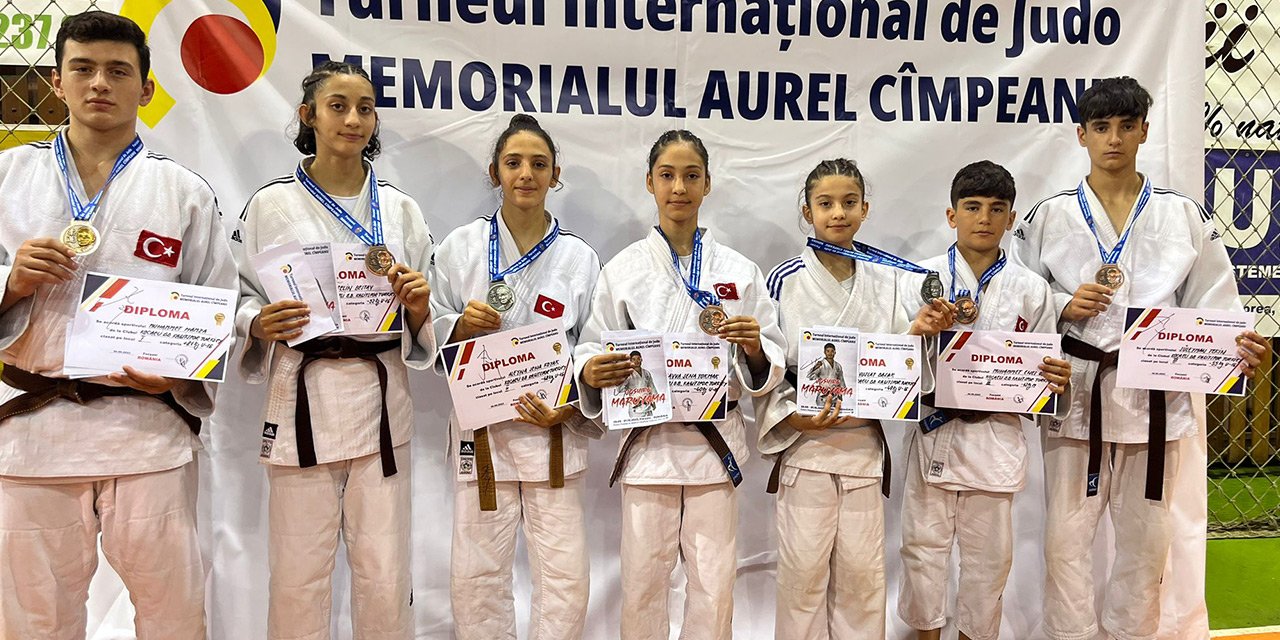 Konyalı judocular Romanya’da 7 madalya kazandı