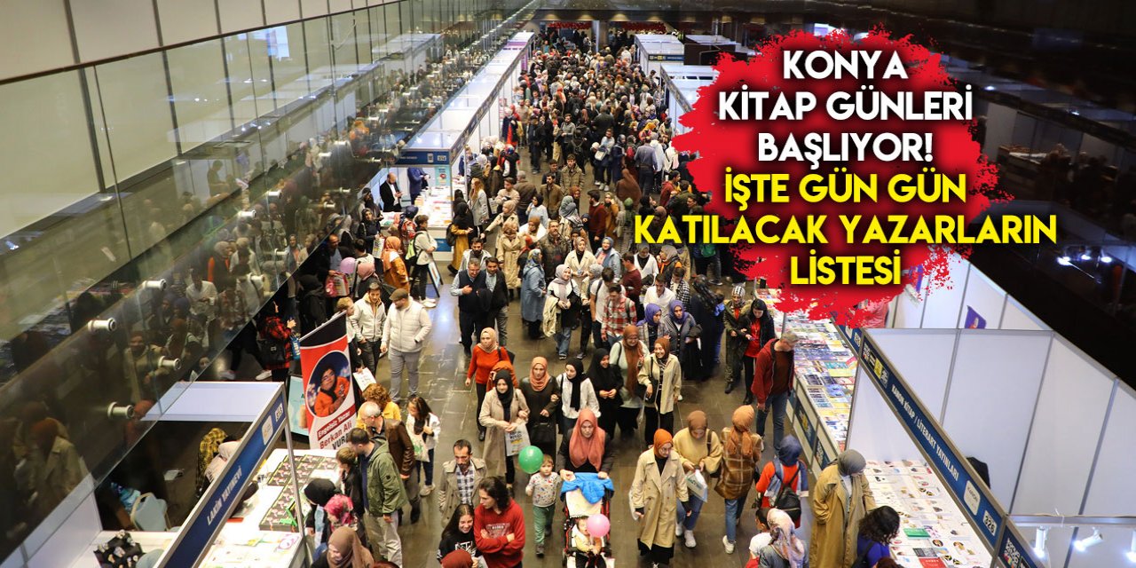 Konya Kitap Günleri 2023 başlıyor