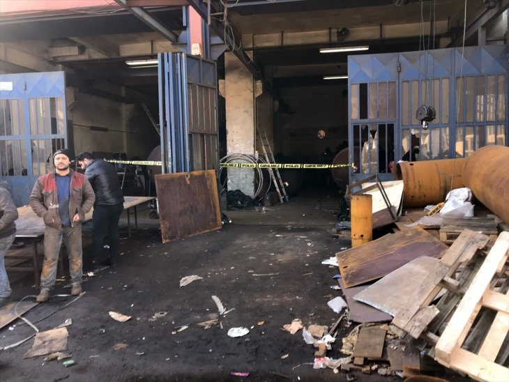 Sanayi sitesinde patlama: 1 ölü, 2 yaralı