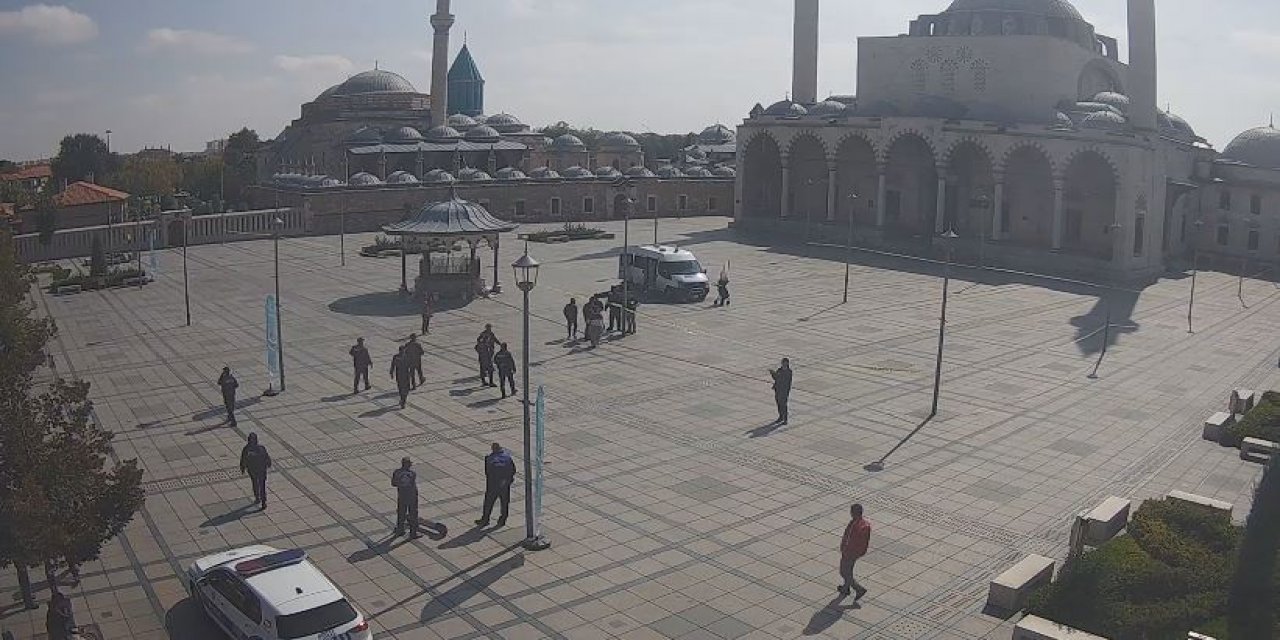 Konya'nın merkezinde şüpheli çanta alarmı
