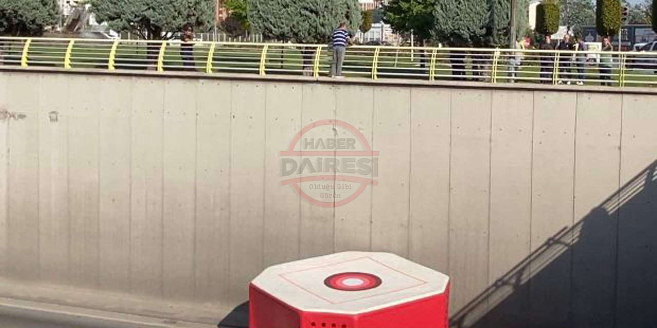 Konya’da ekipleri alarma geçiren olay! Trafik de kapatıldı
