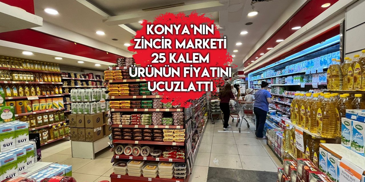 Konya’nın zincir market markası Çelikkayalar'da büyük indirim