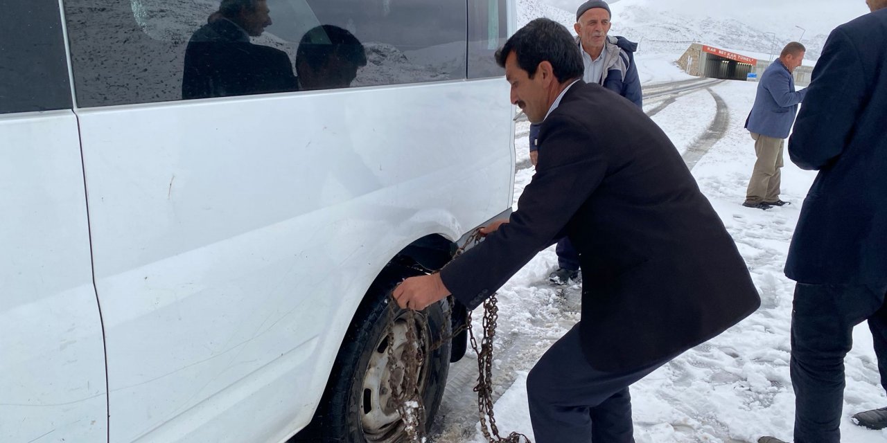 Bir ilimizde kar kalınlığı 10 santimetreye ulaştı!