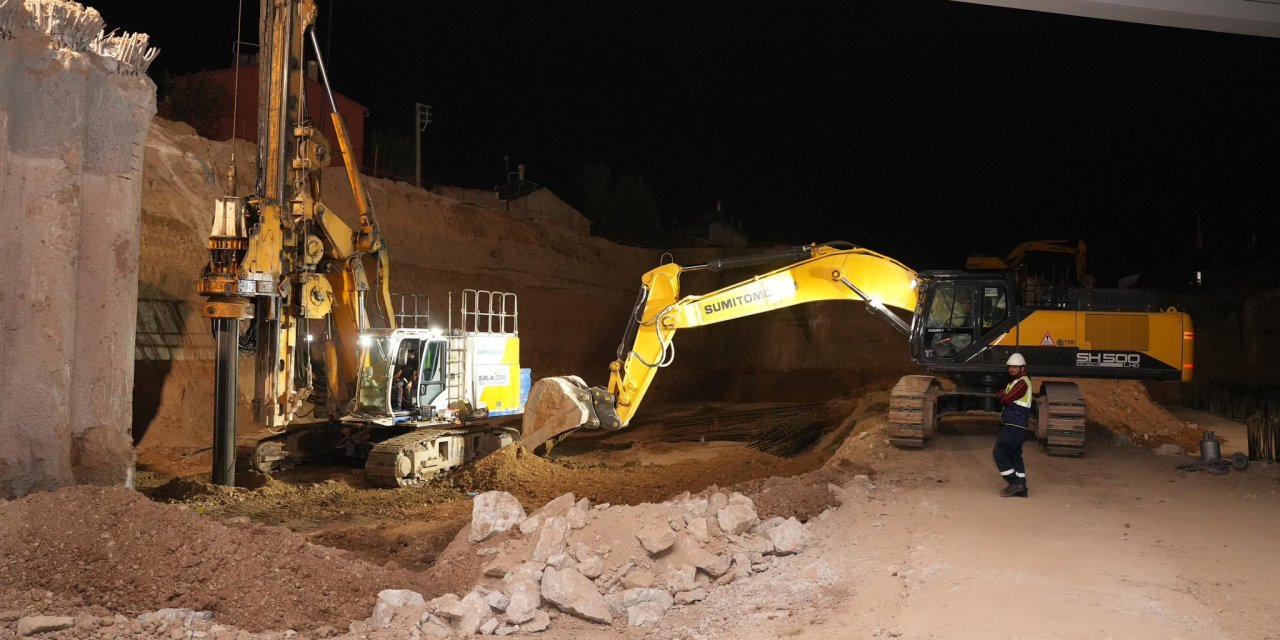 Konya’nın 9 bölgesini bağlayan alt geçitte son durum