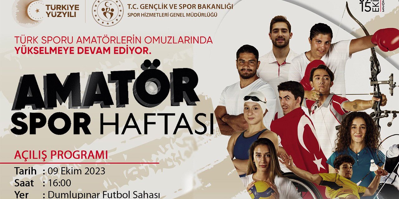 Amatör Spor Haftası başlıyor