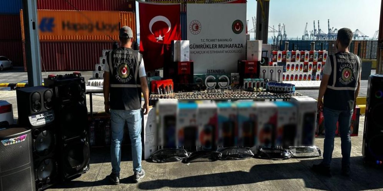 21 milyon lira değerinde kaçak eşya ele geçirildi