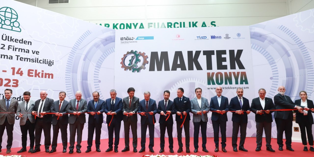 Anadolu’nun en büyük buluşması! 2023 MAKTEK Konya Fuarı başladı