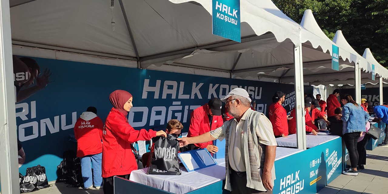 Konya Yarı Maratonu için KİT dağıtımı başladı