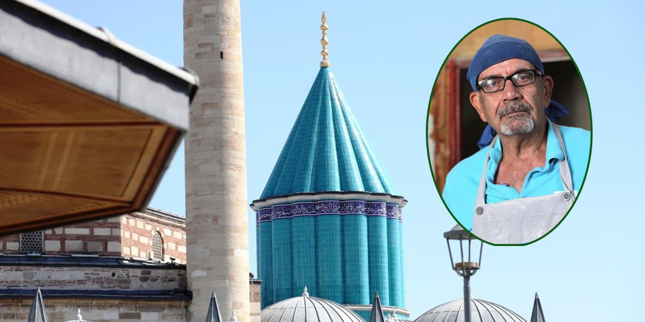 Konya’nın yeşil kubbesine eli değen ustasız sanatkar