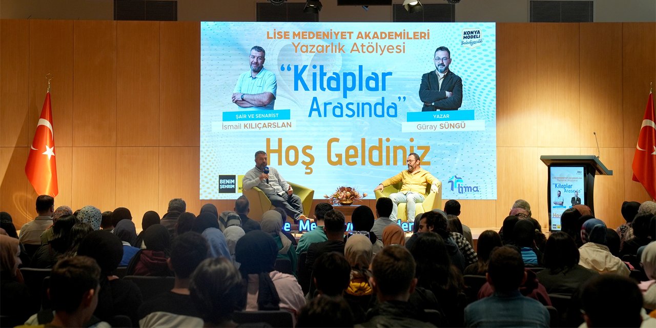 Konya’da gençler yazarlığı usta kalemlerden öğreniyor