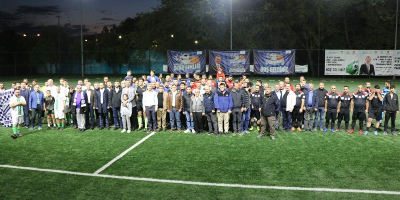 Hemşehrileri buluşturan futbol turnuvası