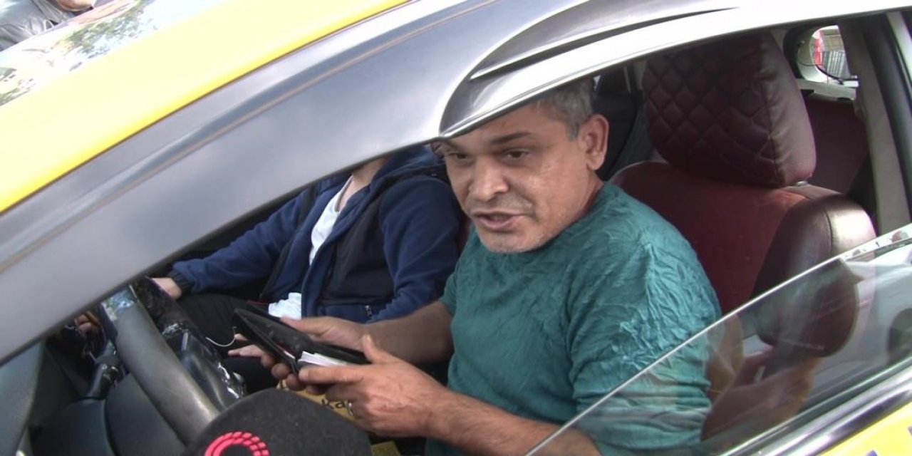 Ceza kesilen taksiciden polise hakaret