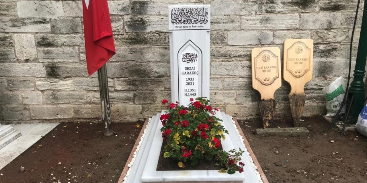 Sezai Karakoç’un mezar taşı yerleştirildi