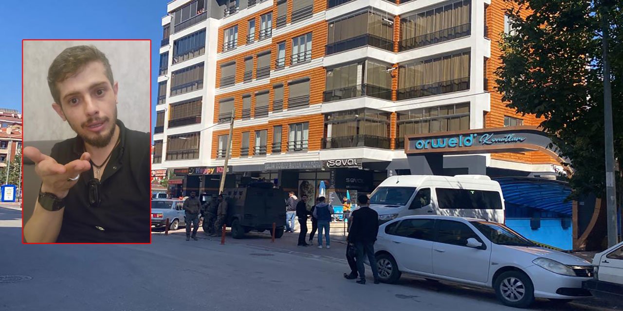 Konya’da silahlı genç canlı yayın açıp saatlerce polise direndi