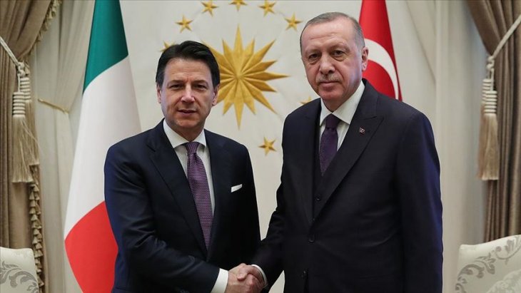 Cumhurbaşkanı Erdoğan, İtalya Başbakanı Conte'yi kabul etti