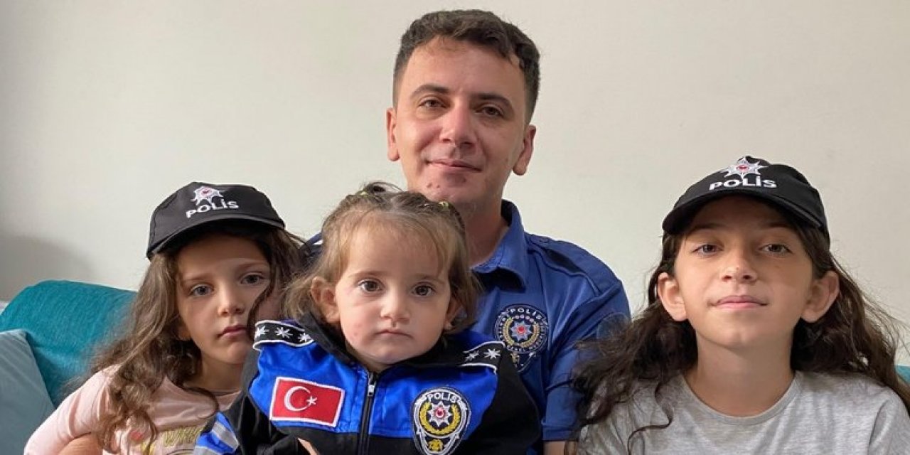 Polis babanın SMA hastası kızı için gerekli para toplandı