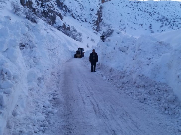 Konya'da kar yağışının en yoğun görüldüğü ilçede son durum