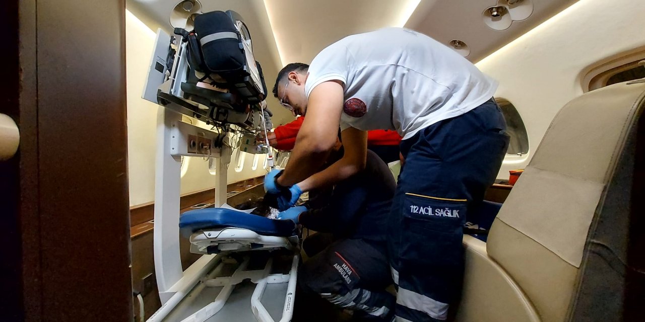 Konya dahil 13 ilde konuşlu hava ambulansları Türkiye semalarında mekik dokuyor