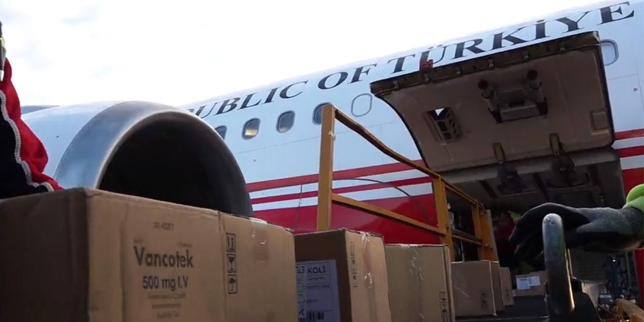 Türkiye Gazze'ye yardım uçağı gönderdi