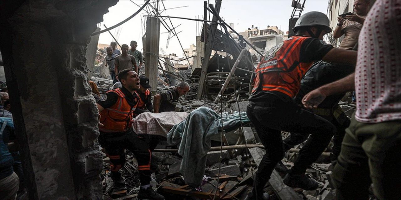 Katil İsrail kan kusturuyor hayatını kaybeden siviller 6 bine yaklaştı