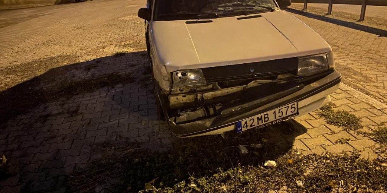 Konya'da otomobiller çarpıştı! 5 yaralı var