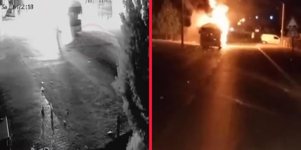 Konya’da otobüs alevler içinde kaldı