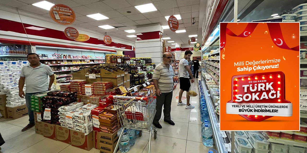 Konya'nın zincir marketi indirim sokağı açtı: Yok yok!