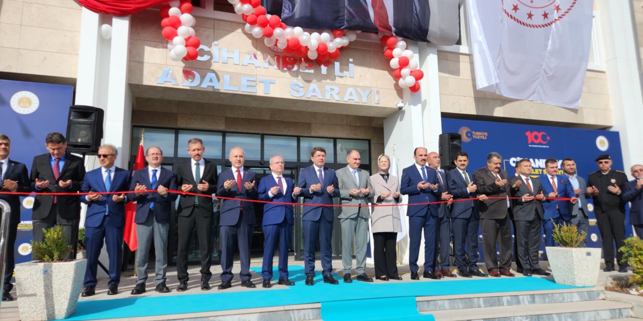 Bakan Tunç, Konya’nın yeni Adalet Sarayını açtı