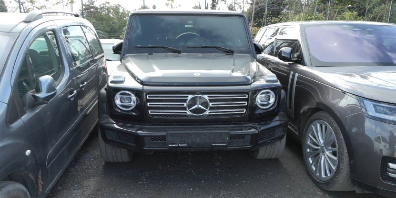 Polat çiftinin milyonluk araçları yediemin otoparkında