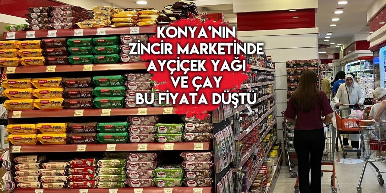 Konya Çelikkayalar Market 20 üründe büyük indirim yaptı