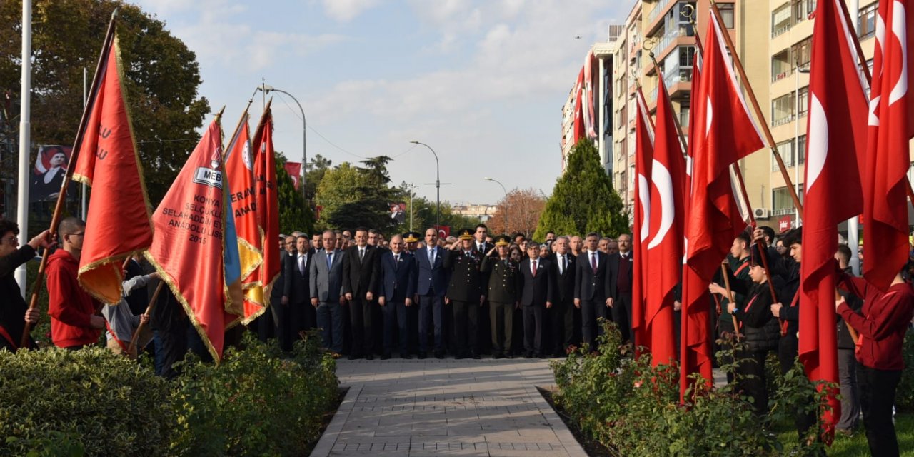 Atatürk’ün vefatının 85. yılı! Konya’da anıldı