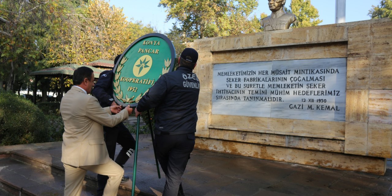 Konya Şeker’de 10 Kasım Atatürk’ü anma programı