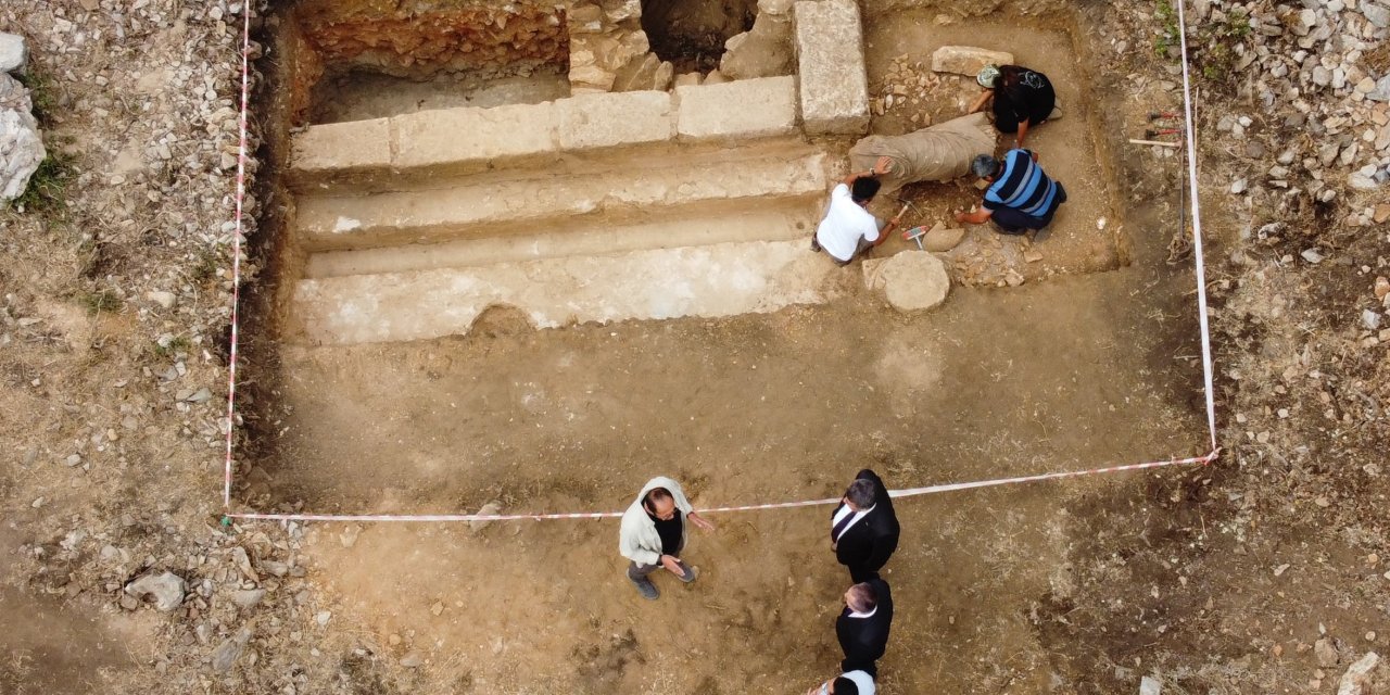 Konya’da görevli profesör antik kentte dikkat çeken keşfe imza attı