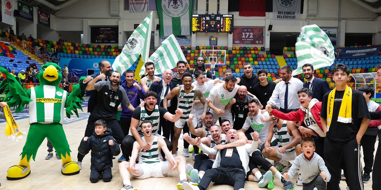 Konyaspor’un yüzü basketbolda gülüyor