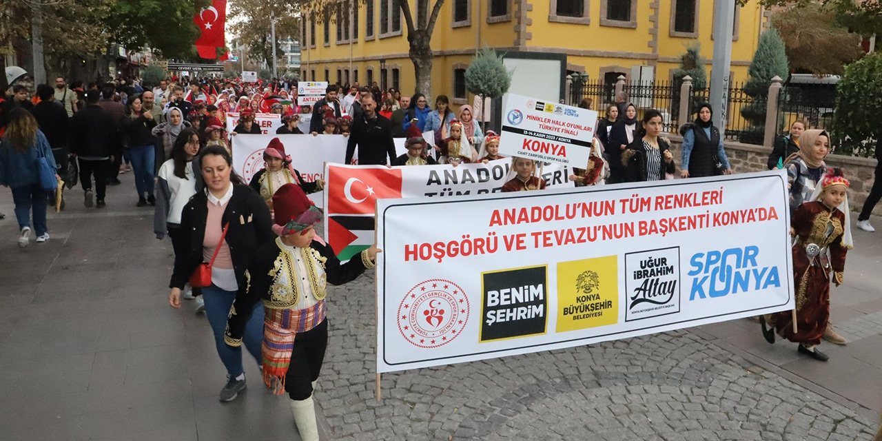 Anadolu’nun tüm renkleri Konya’da buluştu