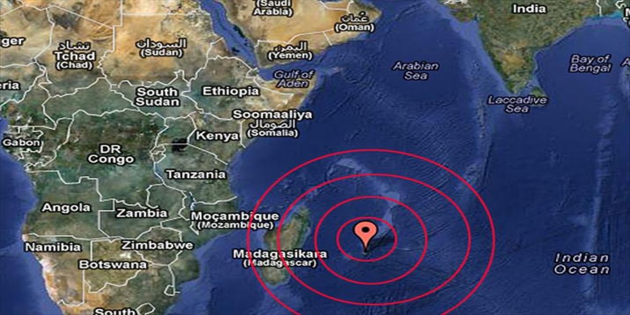 Hint Okyanusu'nda 6,1 büyüklüğünde deprem oldu