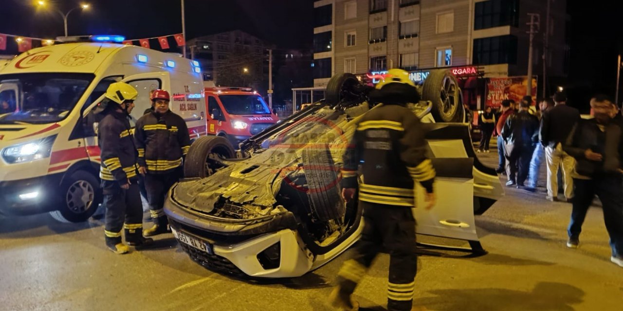 Konya’da gece yarısı ekipleri alarma geçiren kaza