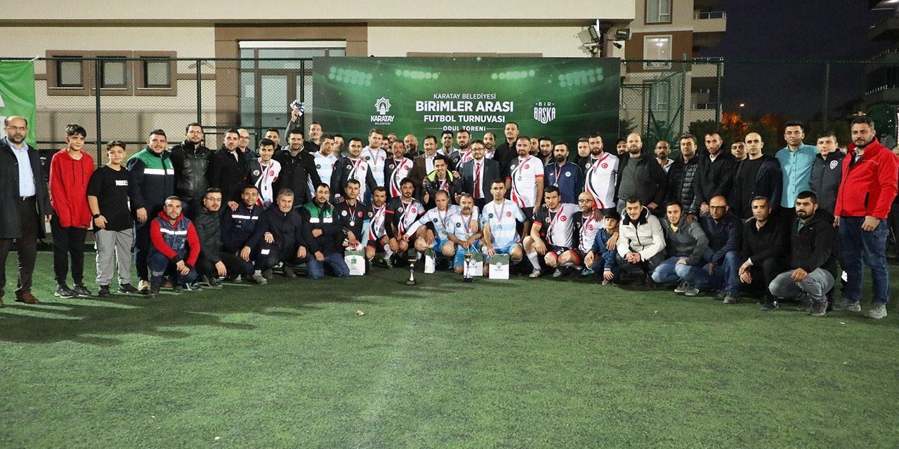 Karatay’daki futbol turnuvasının geliri Gazze’ye bağışlandı